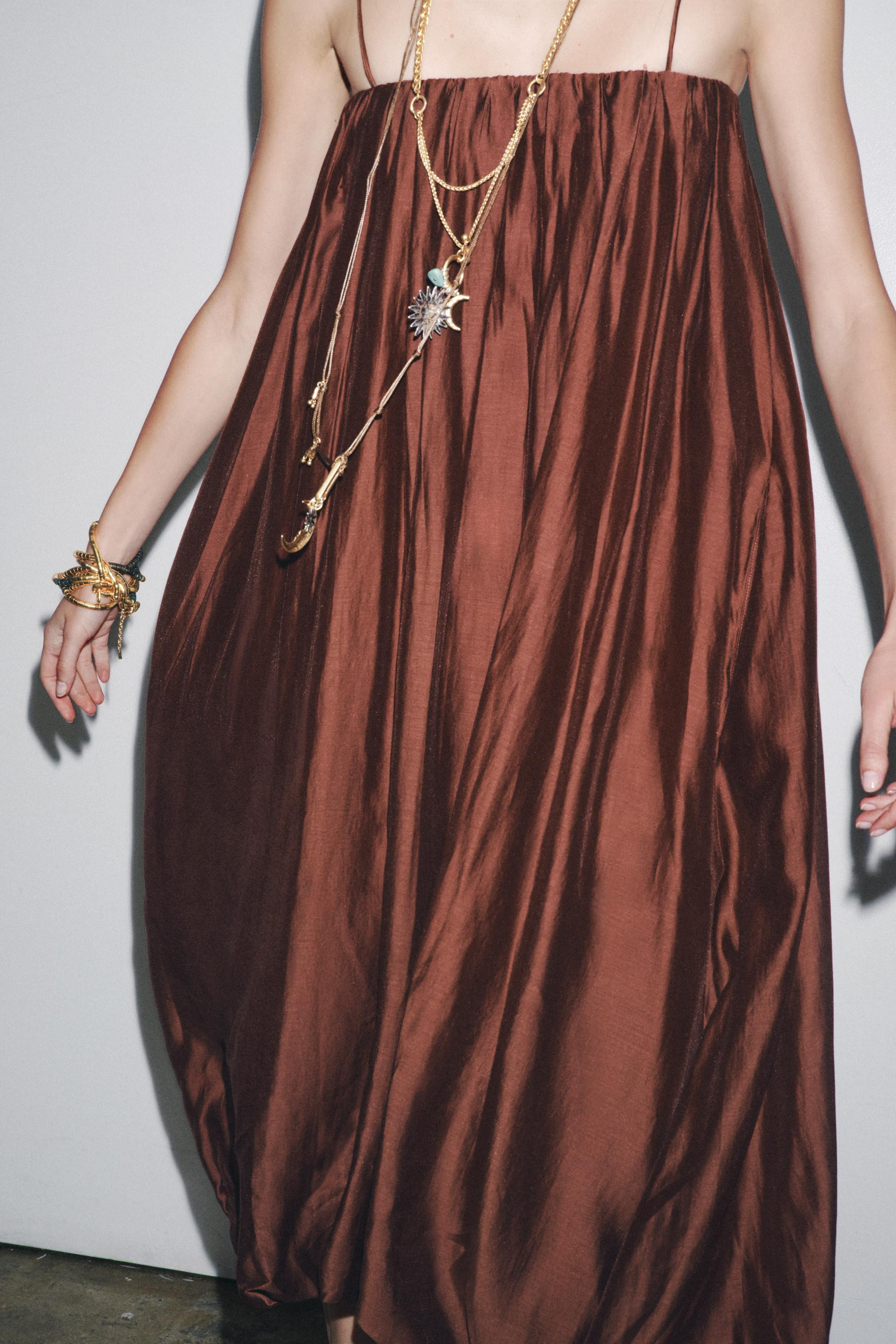 ZW COLLECTION MULTI-POSITION BALLOON DRESS | Zara US