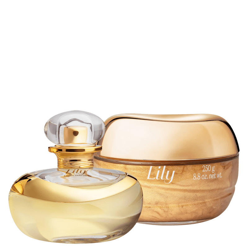 Conjunto Lily o Boticário Feminino
             - Eau de Parfum 75ml + Geleia Iluminadora Corpor... | Beleza Na Web (BR)