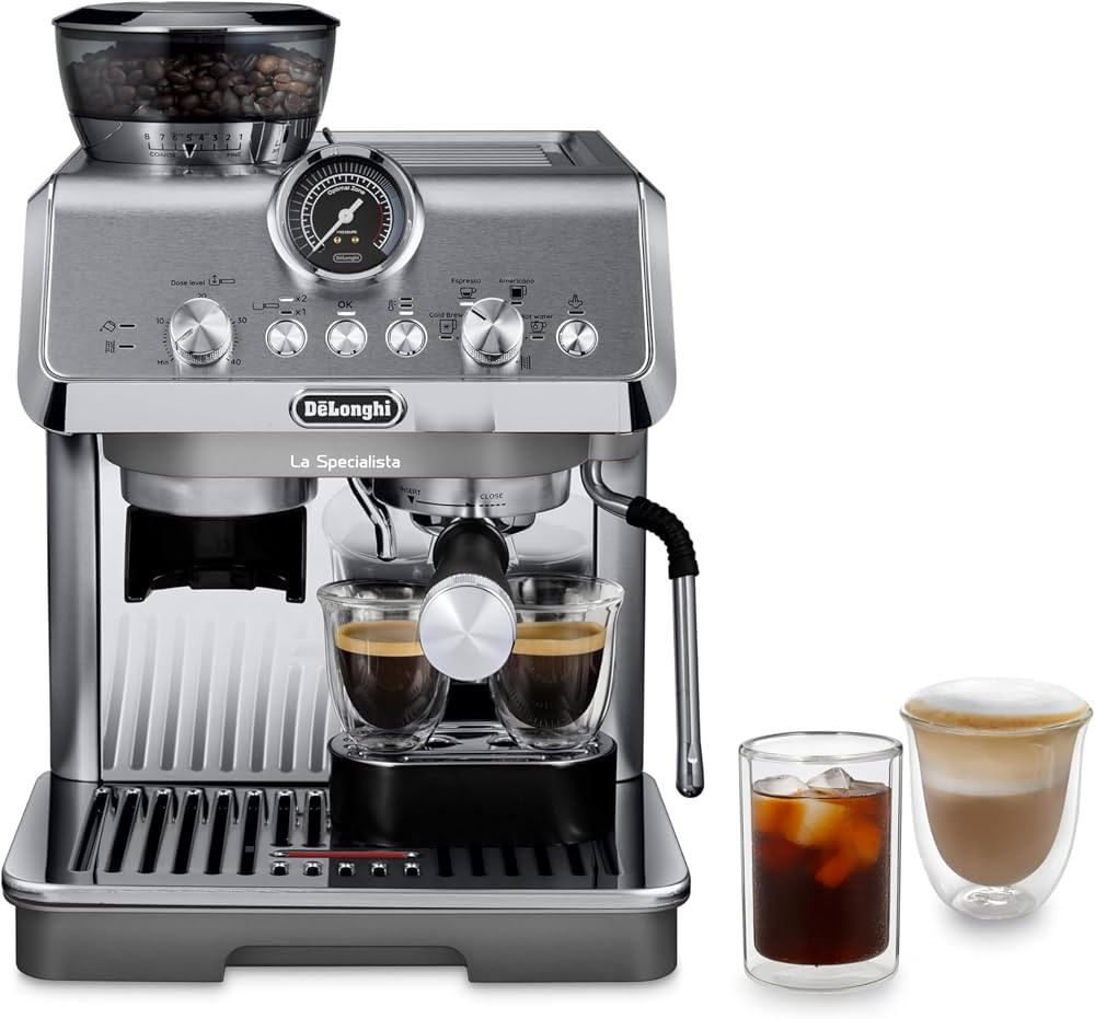 De'Longhi La Specialista Arte Evo Semi Automatic Espresso Machine with Cold Brew, Manual Milk Fro... | Amazon (US)