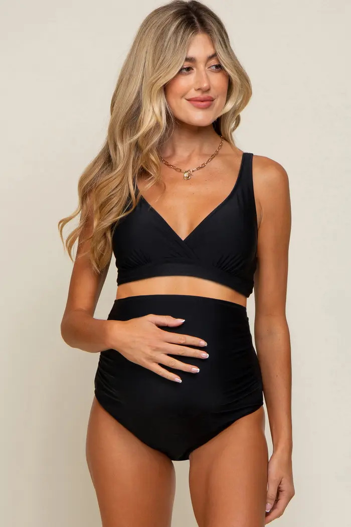 High Waist Maternity Bikini Set | Nordstrom