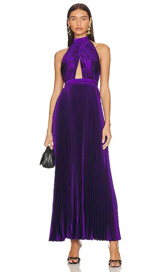 Renaissance Full Length Gown in Deep Purple | Revolve Clothing (Global)