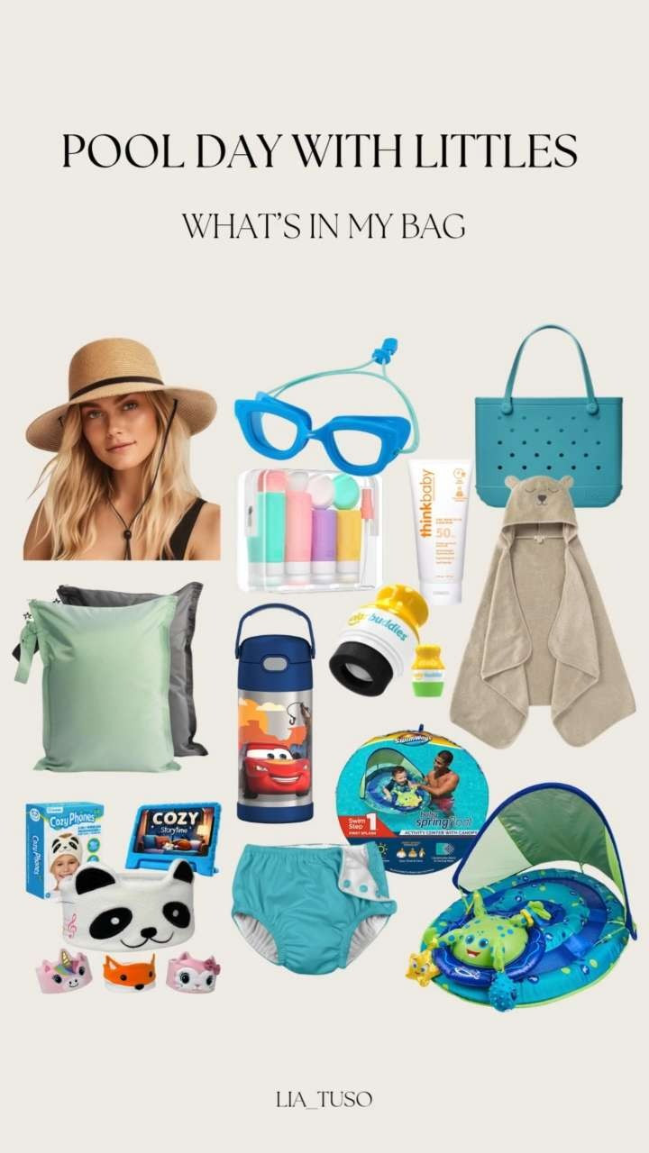 Pool days with littles = fun + a lot of stuff 😅 Here’s what I always pack to keep things smooth, safe, and splash-ready. Linked all my must-haves!

#PoolDayWithKids #MomBagEssentials #SummerWithLittles 

 #LTKSwim #LTKTravel #LTKKids