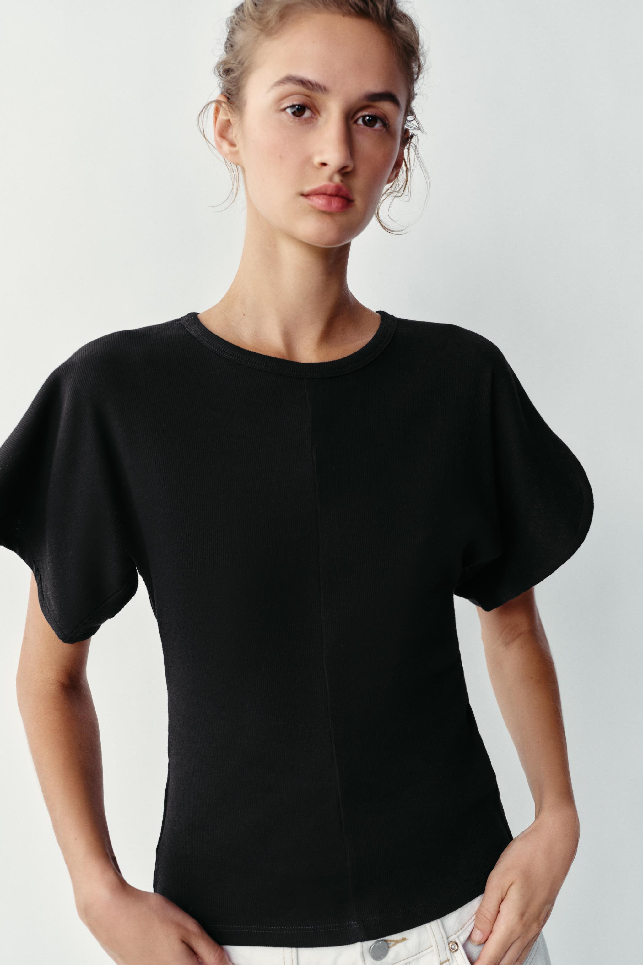WIDE SLEEVE T-SHIRT | Zara US