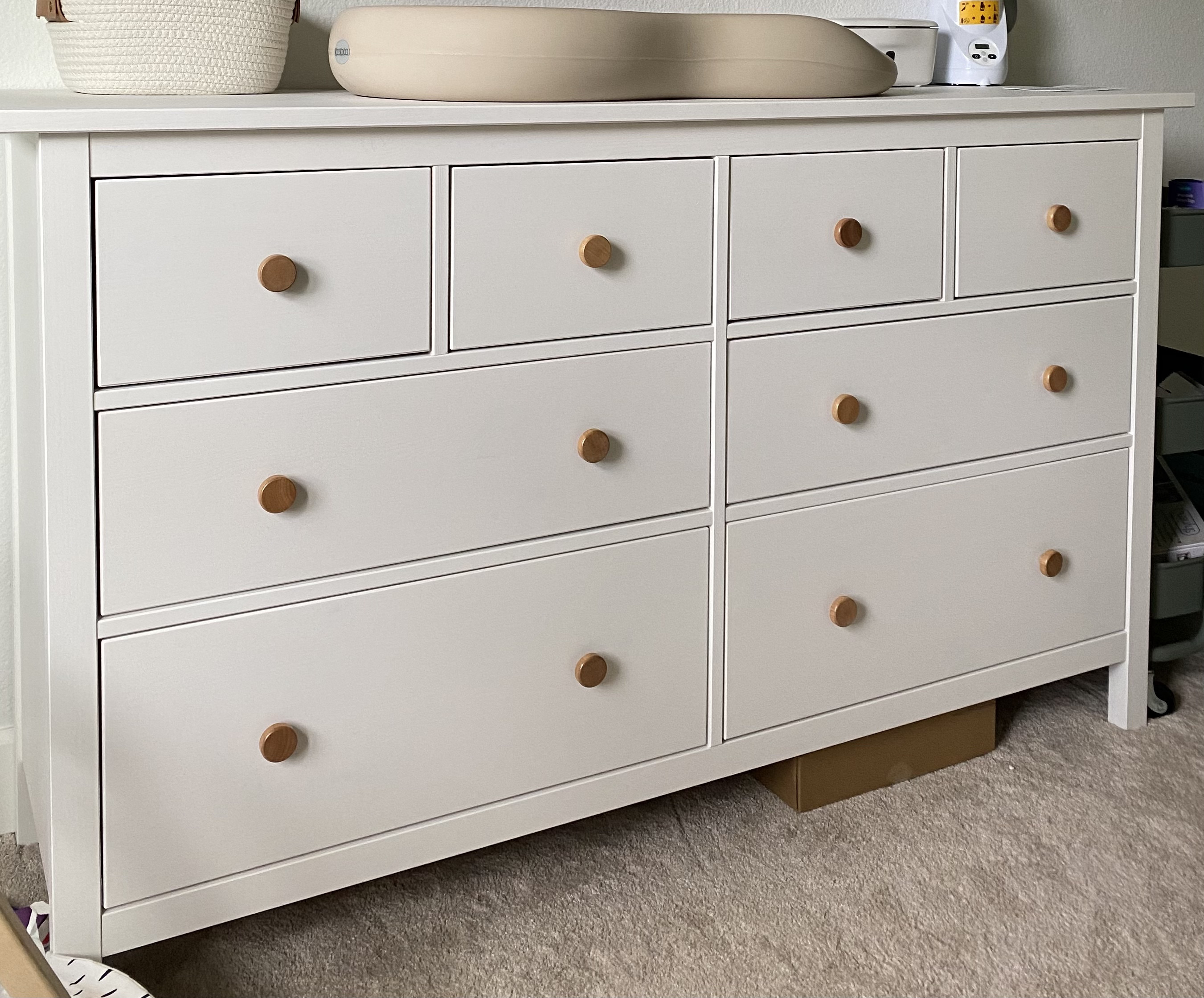 MY MIRONEY Round Wood Cabinet Knobs Pulls Handles 1.5" Diameter Hardware Furniture Drawer Knobs D... | Amazon (US)