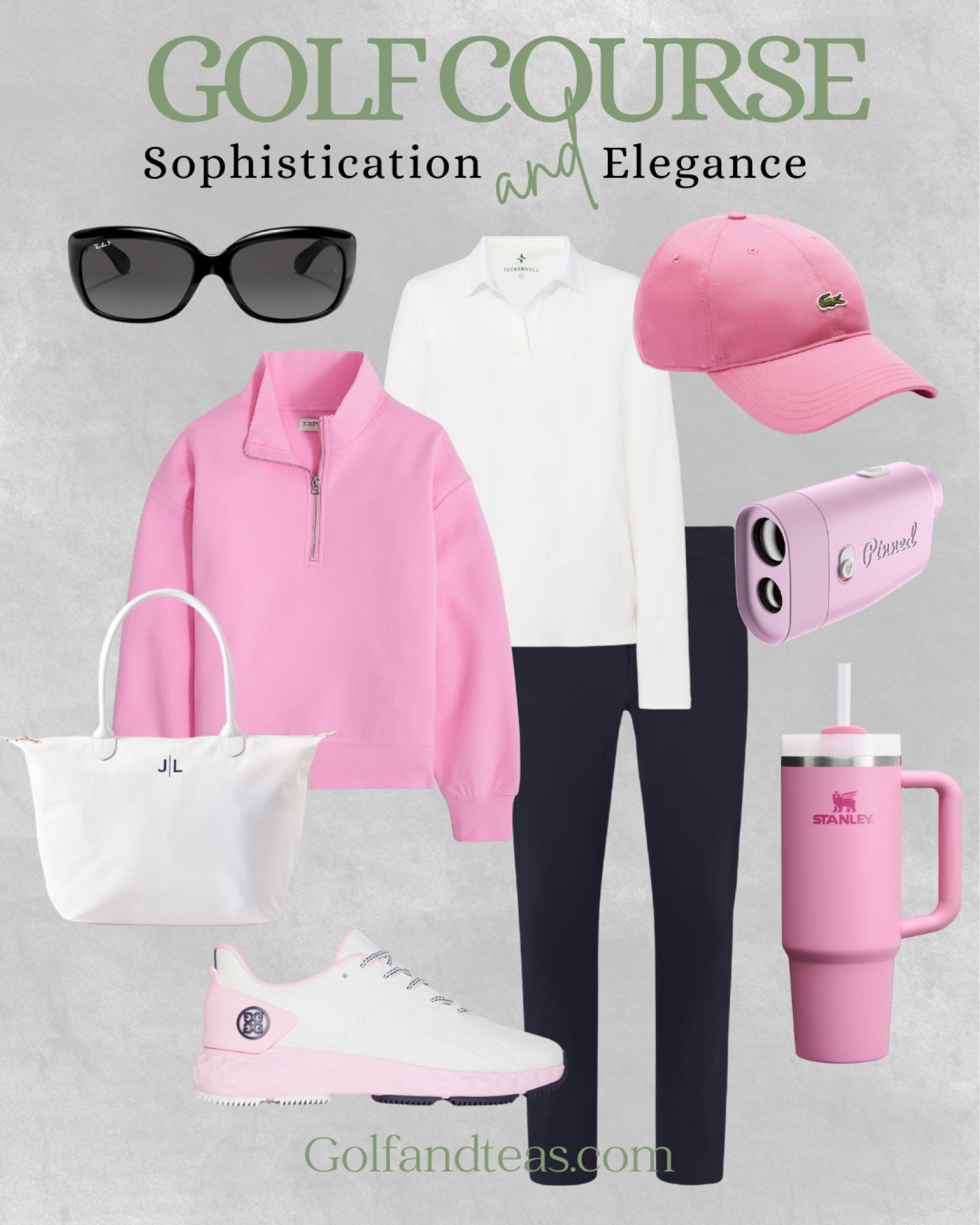 Sophistication and elegance on the golf course. A great spring golf outfit to welcome in the season when the weather is still chilly  

#LTKOver40 #LTKActive #LTKFitness