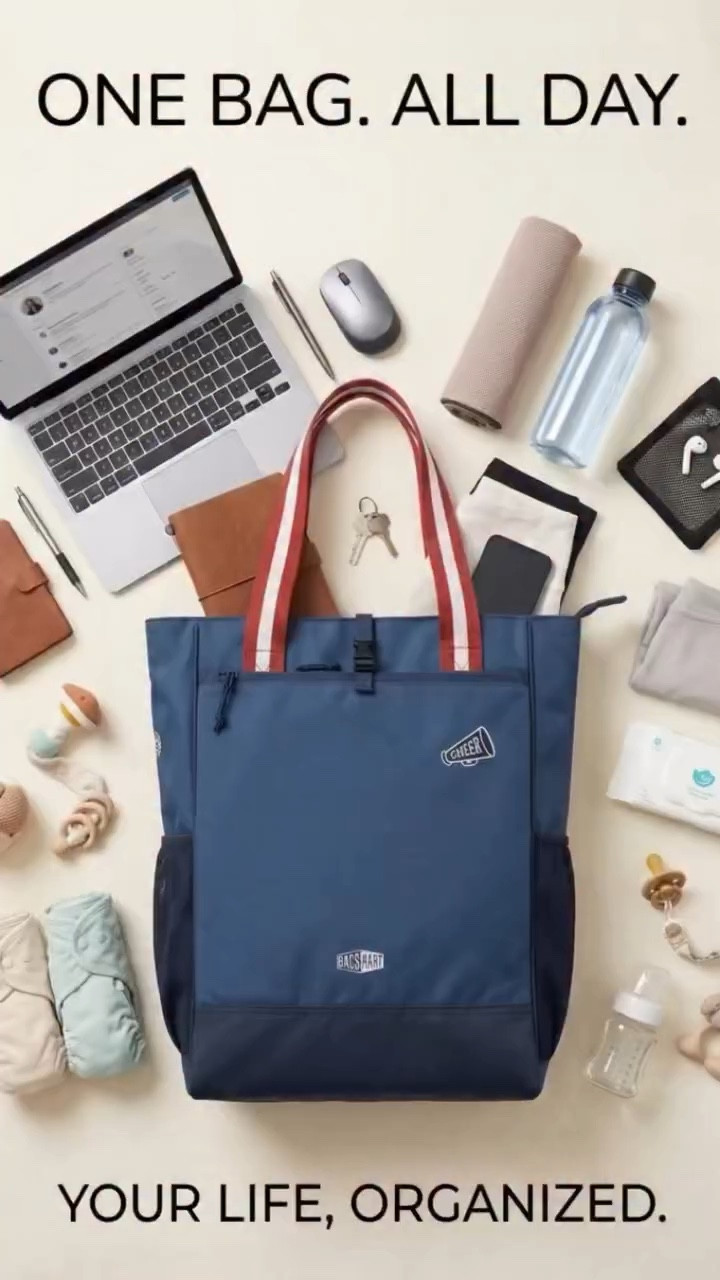 One bag, every version of me. ☁️✨

From laptop life to gym sessions and every “mom” moment in between, the @bagsmart_official Totepack is the only thing keeping me organized right now. 

Who says you have to sacrifice style for utility? 🕊️

🔗 in bio && code Tori-1 for 10% off

#BAGSMART #bagsmart