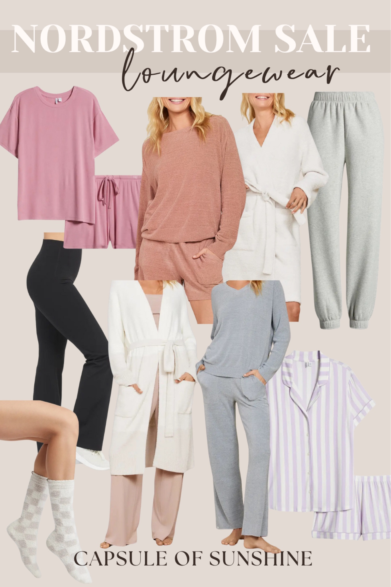 **Nordstrom Anniversary Sale Early Access has begun!** Starting today, July 10, Icons & Ambassadors now have access to shop. The sale will open to Influencers tomorrow, and everyone else on July 15. Be sure to start your Wish List now if you haven’t already and pull the trigger if you have early access! Several items are already starting to sell out!

If anything you want is currently sold out, you can receive restock alerts on the Nordstrom app!

**Nordstrom Anniversary Sale Loungewear Picks**

Nordstrom Anniversary Sale | Loungewear | Barefoot Dreams CozyChic Lite Circle Cardigan | BP. Raw Edge V-Neck Tee & Shorts Set | Nordstrom Bliss Plush Robe | Zella Live In Jogger Pants | UGG Whistler Throw | Nordstrom Moonlight Pajamas | Caslon Relaxed Joggers | BP. Stripe Pajama Set | Capsule of Sunshine | NSALE

#NordstromAnniversarySale #Loungewear #BarefootDreams #BP #Nordstrom #Zella #UGG #Caslon #FashionDeals #CapsuleOfSunshine #NSALE #WardrobeEssentials #SaleAlert #FallFashion #ltkpicks

#LTKxNSale #LTKSaleAlert #LTKSummerSales