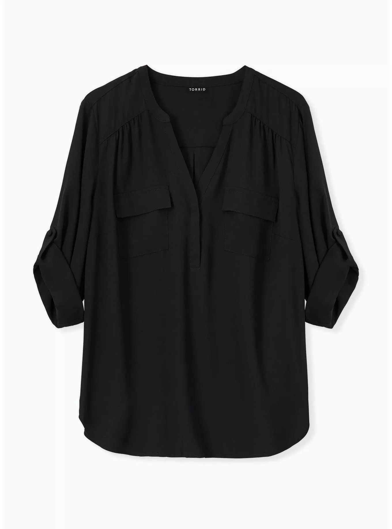 Harper 3/4 Sleeve Pullover Blouse | Torrid (US & Canada)