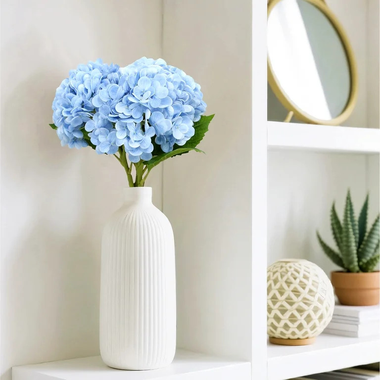 Faux Hydrangea Bundle, Blue, 19", by My Texas House | Walmart (US)
