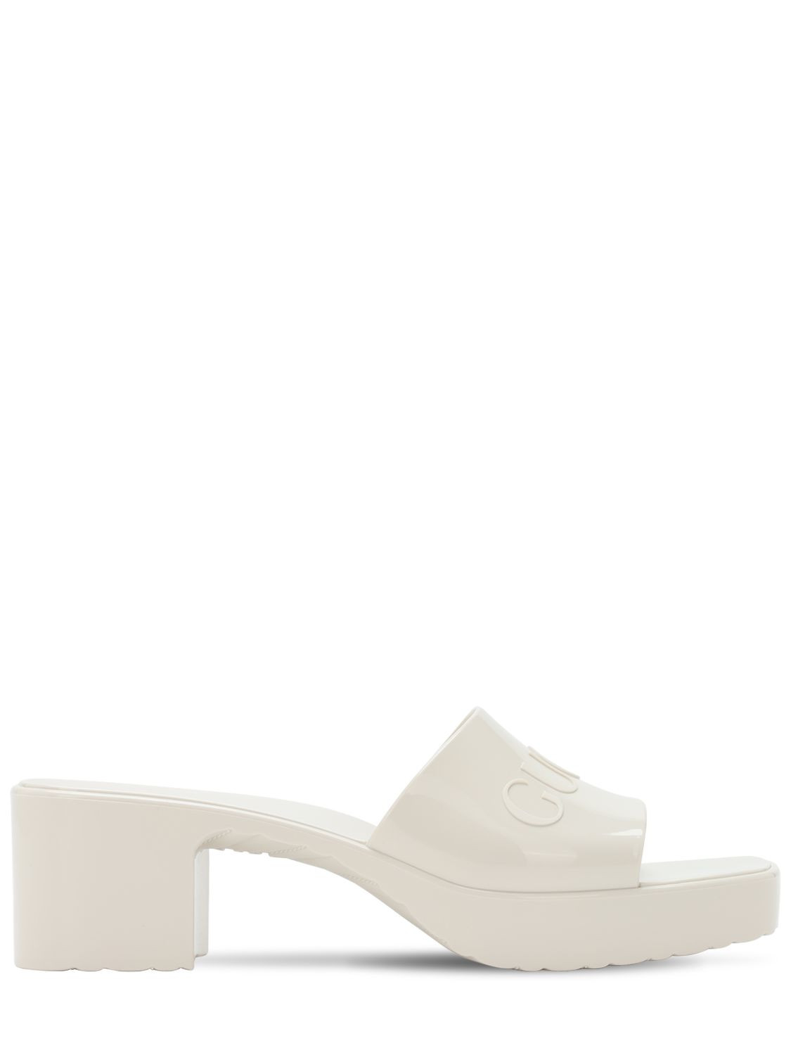60mm Rubber Slide Sandals | Luisaviaroma