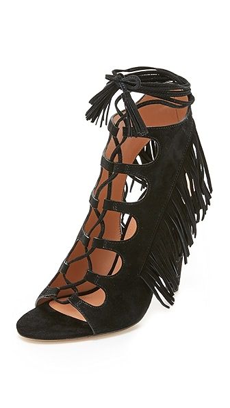 Marita Fringe Heel Sandals | Shopbop