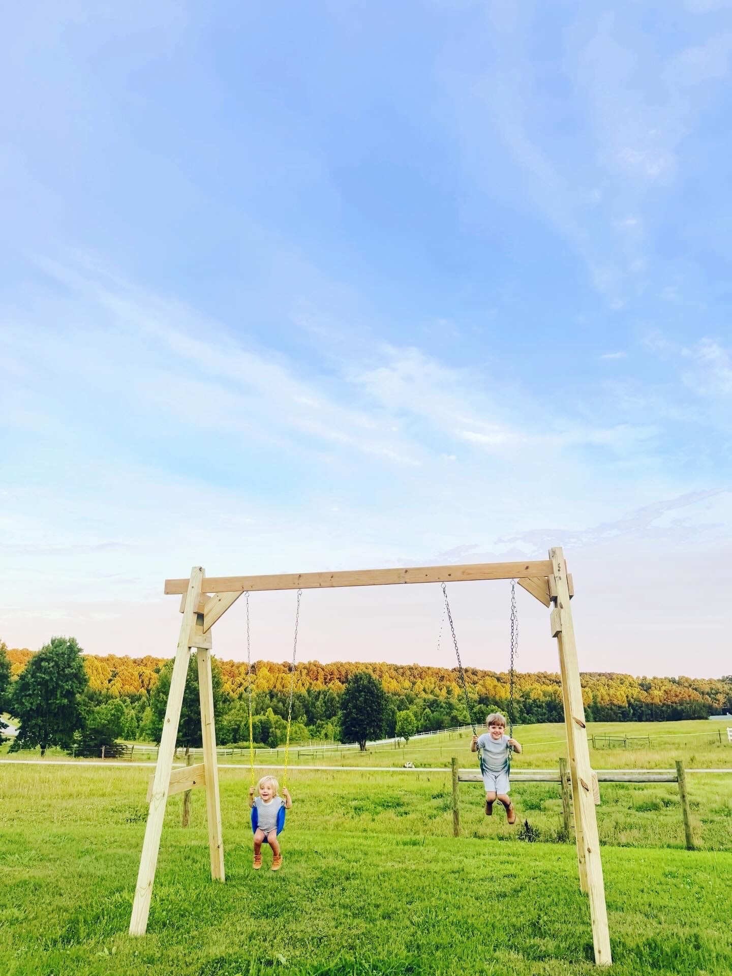 Sweet summertime 🌞 out here on the farm 🌳 is nothing short of a dream come true 💭 and these little cowboys 🤠 of ours sure are in country boy 👶🏼🌾 heaven these days exploring and running free 🌿 on this slice of pure heaven on earth 🌎 that we get to call home!! 🏡 I loved getting to write ✍🏼 a fun little monthly blog post 💫 over on the EMC blog (aka my online scrapbook hehe 📖) with all the fun 🤩 and adventures June ☀️ has held so far!! 💐🎈🌻🪴👩‍🌾 // new blog post up on the @emilymabrycreative blog (link in bio 💫) #newblogpost #thismonthontheblog 

Truly living the days I always prayed for out here raising these sweet little ones 👶🏼🩵👶🏼 out on our dream farm sweet farm 🚜 and couldn’t be more grateful to the Lord for planting 🌱 our family and our God-given dreams here! 🧺 This farm has shown us, ten-fold, how God’s plans for our lives are immeasurably MORE 💫 than we could ask, dream, or imagine and every day just feels like such a gift from Him! 🎁 Wide open spaces 🌳🌾 for our babies to roam and explore 🌿, the prettiest sunrise 🌄 and sunsets 🌅 each morning ☕️, and being surrounded by nature way out here in the country 🐴 … I’ll never get over it! 😍 Ever since I was a little girl, I have dreamed of living on a farm (my Mamaw always told me I had a “country girl 🌻 heart” ❤️) and it is just so full-circle how our journey 🗺️ and story 📕 has led us to plant our family back in the area where my family roots are so deep! 🥰 It truly feels like God had this beautiful property in store for us all along and I will never stop praising Him 🙌🏽 for all that He has done! ✨

This month (yesterday marked 25 months of Sweet Baby Levi Rhett 👶🏼🥰) has been full of so much joy as we celebrated both (!!) of our late May babies’ birthdays 🎂, our annual MDW 🇺🇸 weekend beach trip 🏝️, a trip to the aquarium 🐠, Wes built the new backyard playhouse 🏠 and treehouse 🌳 swingset 🛝 for the boys ☺️, our annual build-a-bear 🧸 trip, lots of fun 🤩 at the splash 💦 pad and pool 💧, homegrown farm garden 🪴 harvest abundance 🧺 and flower 🌼 bouquets 💐, a trip to strawberry hill 🍑🍦, birthday 🎉 weekend and more!!