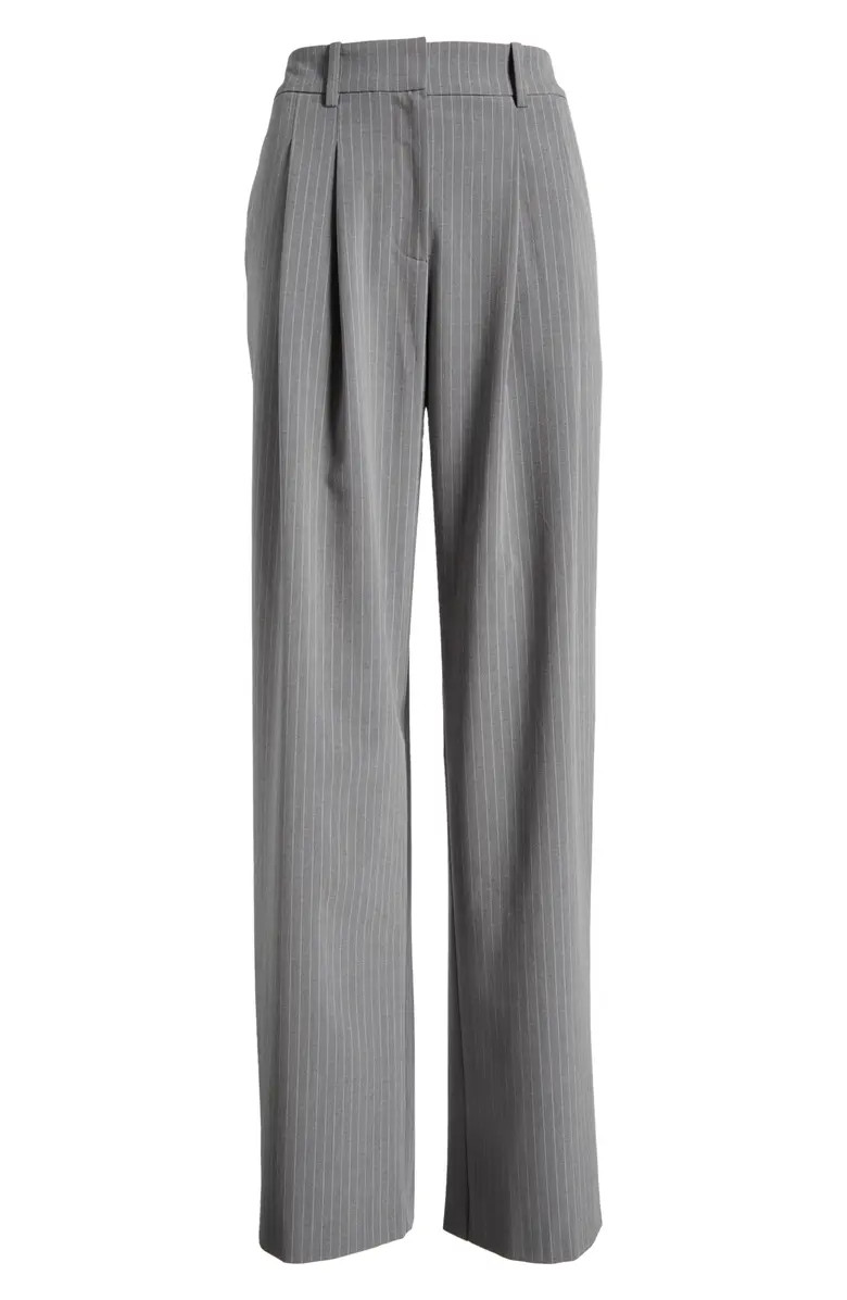 Icon Pinstripe Straight Leg Trousers | Nordstrom