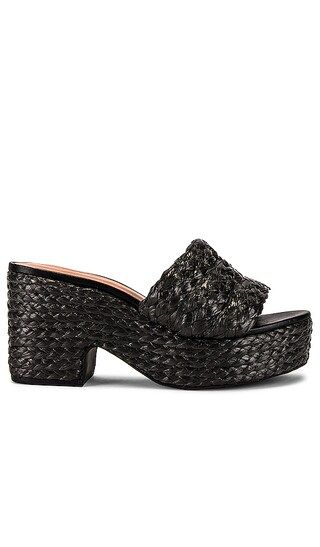 Gable Wedge in Black | Revolve Clothing (Global)