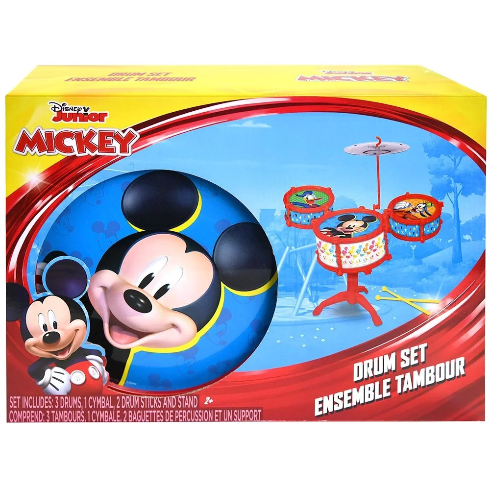 Drum- Disney Mickey Mouse Roadster Drum Music Set | Walmart (US)