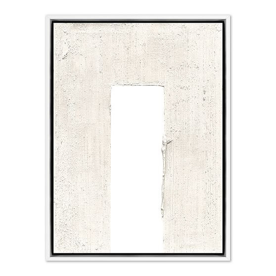 Center Disruption by The Holly Collective, White, 18x24, White Frame | West Elm (US)