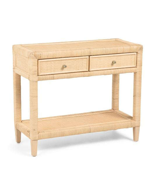 32x14x27 Melian 2 Drawer Console Table | TJ Maxx