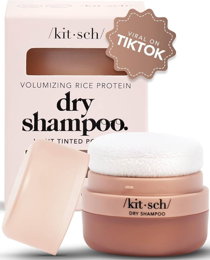 Kitsch Dry Shampoo Powder with Rice Protein for Women & Men - Volumizing, Unscented, No White Cas... | Amazon (US)