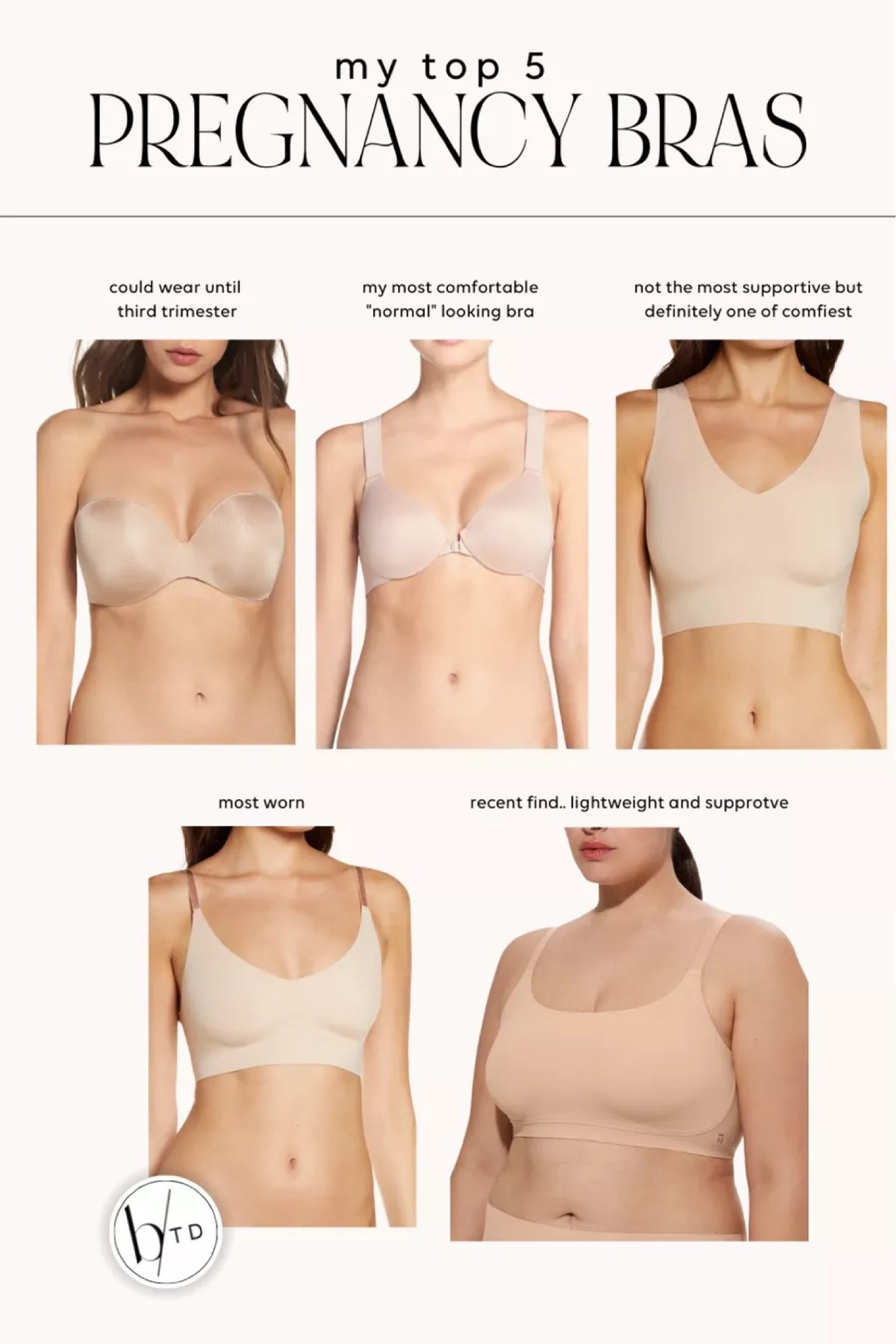 Top 5 pregnancy bras 