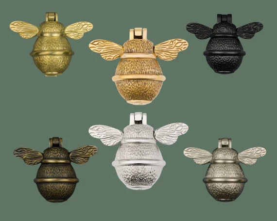 Bee Door Knocker for Front Door  Polished Solid Brass - Etsy | Etsy (US)