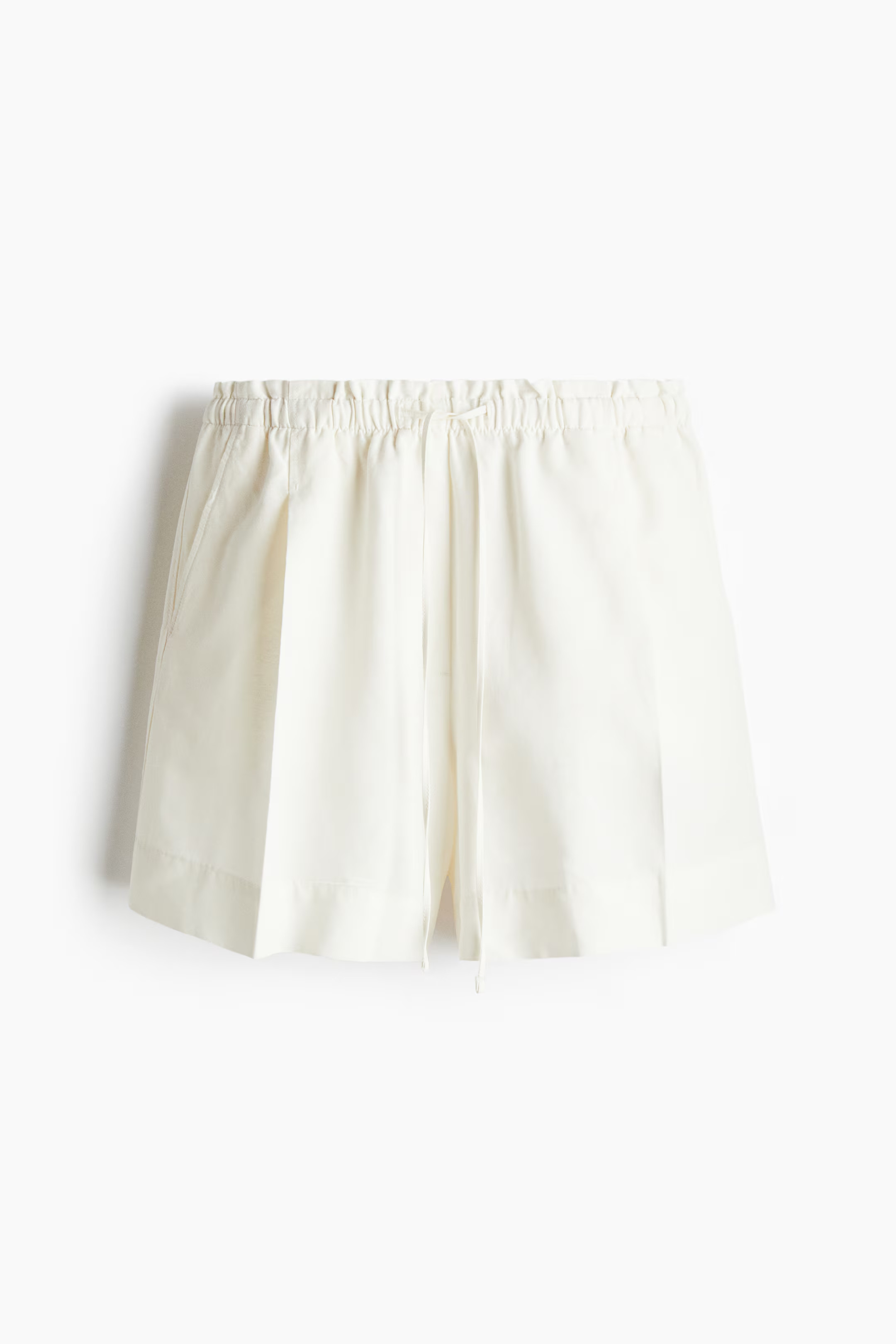 Linen-blend drawstring shorts | H&M (UK, MY, IN, SG, PH, TW, HK)
