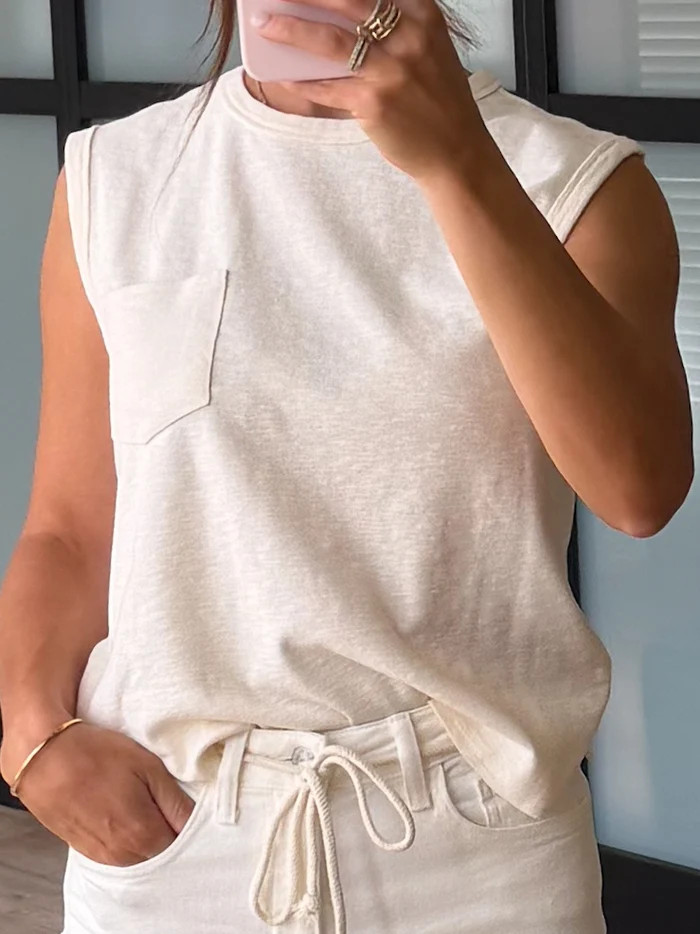 Slub Pocket Tank | Shop Talulah