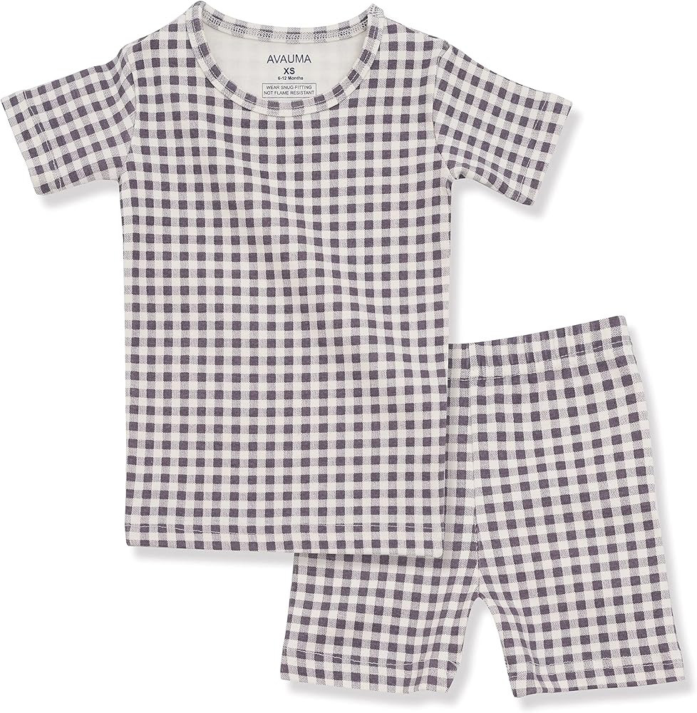AVAUMA Baby Boys Girls Pajama Set 6M-7T Kids Cute Toddler Snug fit Pattern Design Pjs Cotton Slee... | Amazon (US)