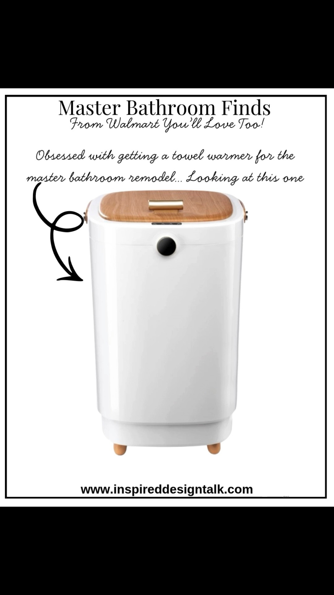 Towel warmer I’m looking at for the master bathroom remodel. Obsessed 😍 

#LTKselfcare #LTKHome #LTKSaleAlert