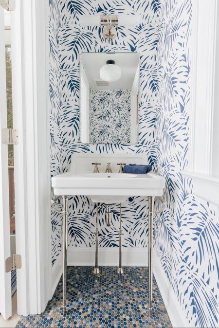 This is a fab favorite powder room I designed! 

#LTKhome