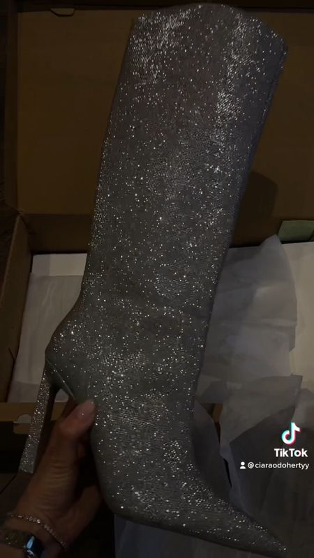 I found the BEST boots for the party season 👢🪩✨💿 

Keywords: knee boots, party shoes, party wear, occasion wear, glitter boots, 

#LTKHoliday #LTKunder100 #LTKstyletip