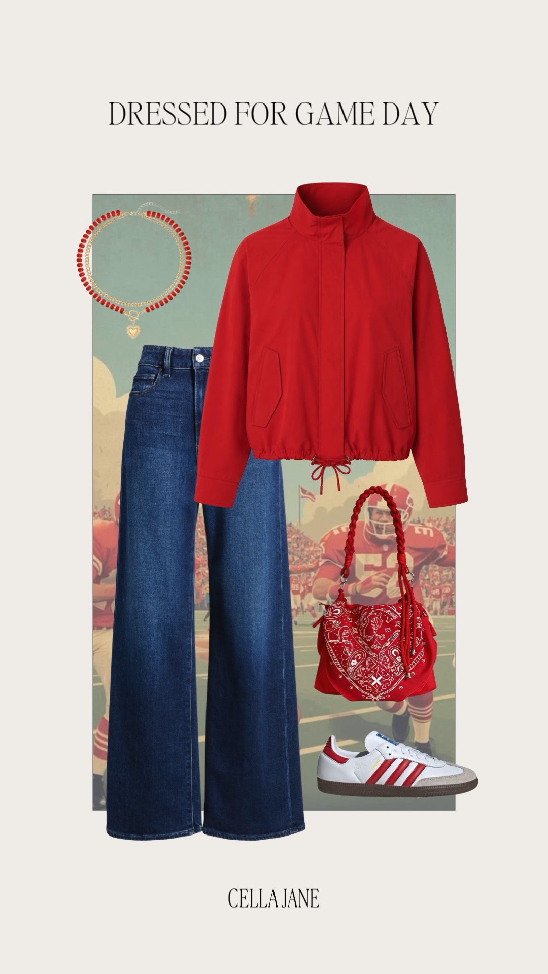 My favorite jeans for fall 🤎 The fit is SO flattering and they’re such an easy pair to dress up or down.

Here’s how I’d style them for game day.

#LTKfall #LTKjeans