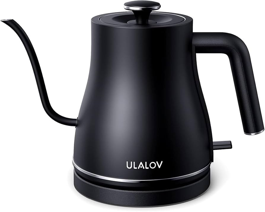 Ulalov Electric Gooseneck Kettle Ultra Fast Boiling Hot Water Kettle 100% Stainless Steel for Pou... | Amazon (US)