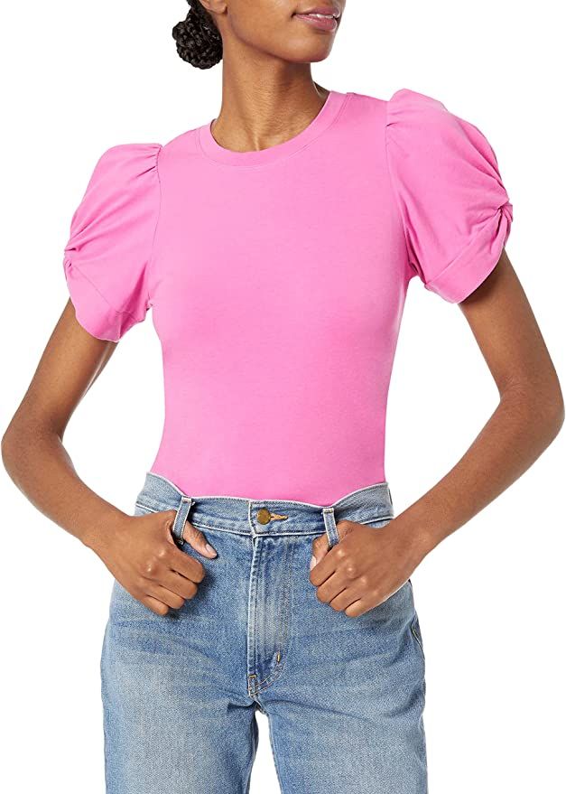 Amazon Essentials Women's Classic-Fit Twist Sleeve Crewneck T-Shirt | Amazon (US)