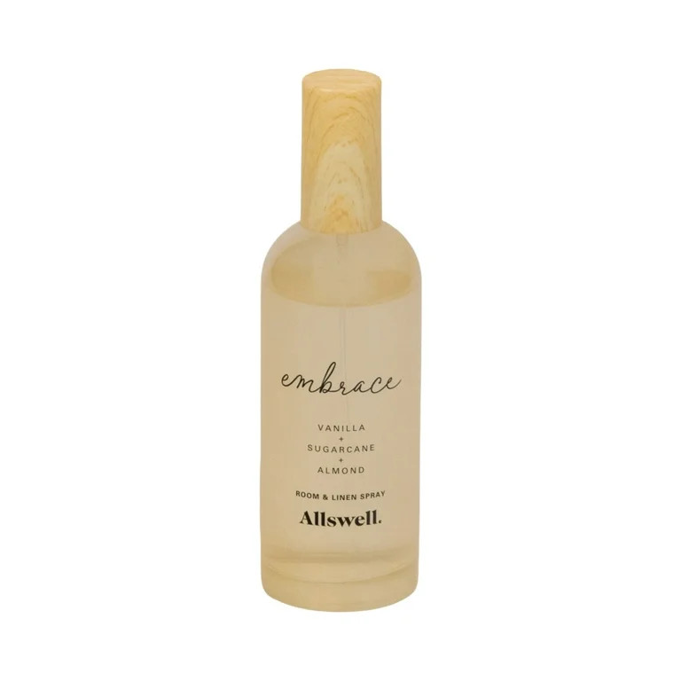 Allswell Embrace (Vanilla + Sugarcane + Almond) Scented Room & Linen Spray 3.4 fl oz (100mL). | Walmart (US)