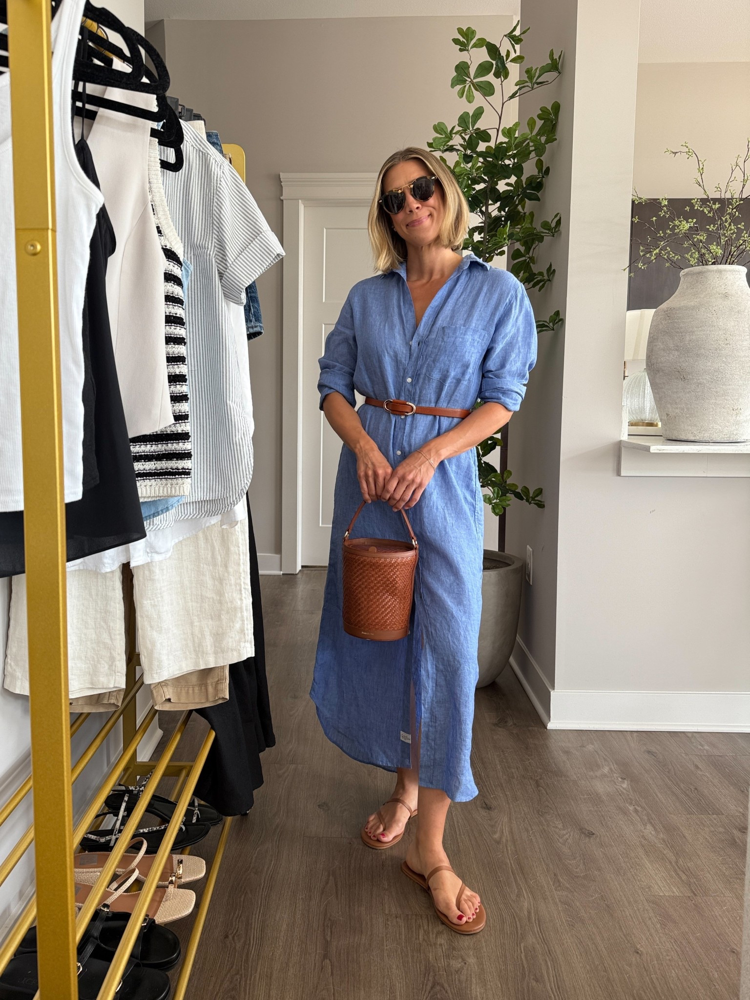 Wearing small dress, small belt, sandals tts

#LTKStyleTip #LTKFindsUnder50 #LTKFindsUnder100