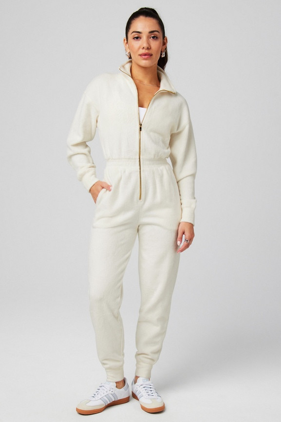 Cozy Cord Zip Onesie | Fabletics - North America