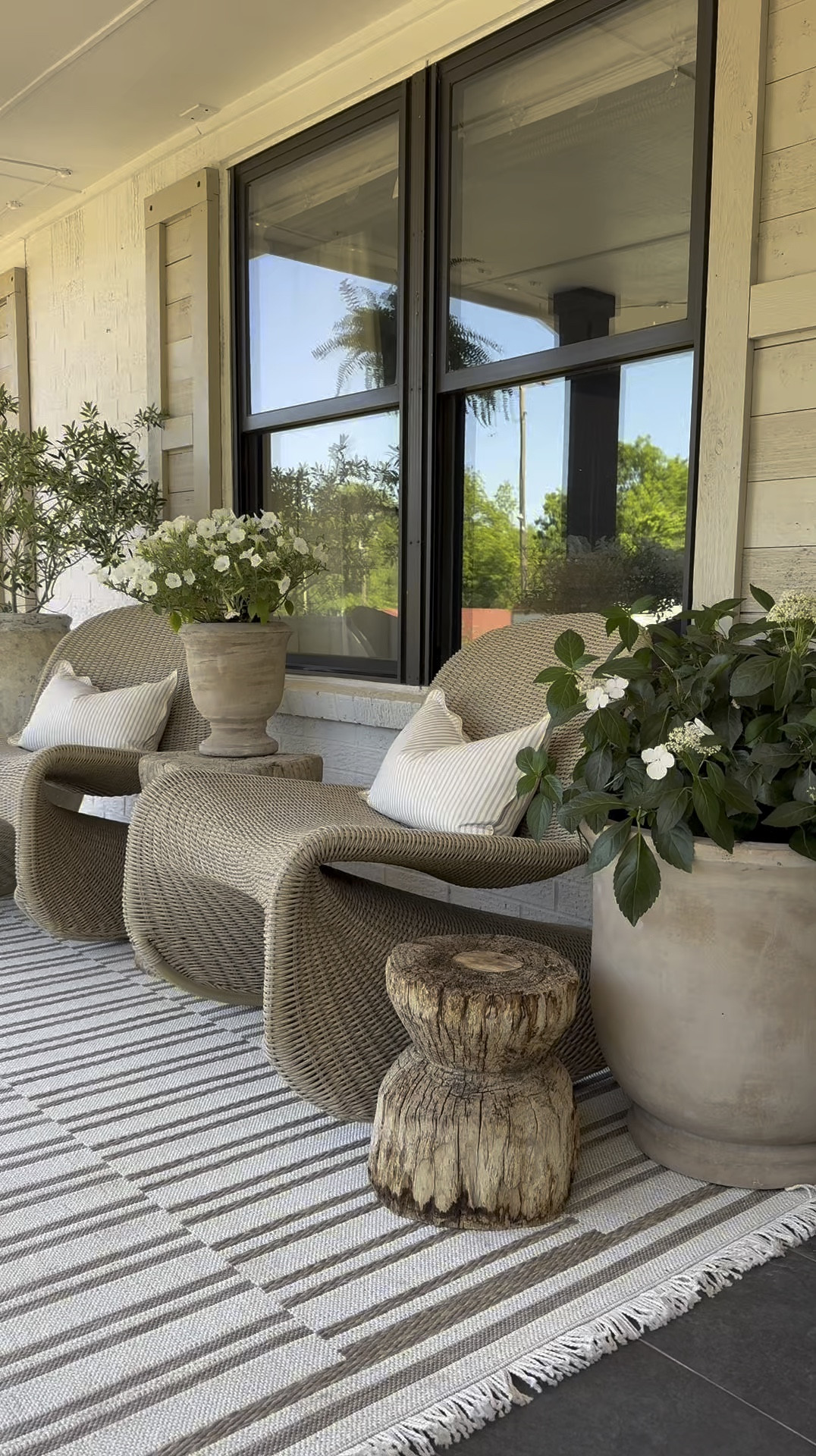 @Kathy Kuo Home Memorial Day - save up to 30% through 5/26. My front porch curved rocking chairs are a follower favorite and they rarely go on sale and they are!! Get them while you can if you’d had your eye on them. Worth the investment! 

#LTKHome #LTKSeasonal