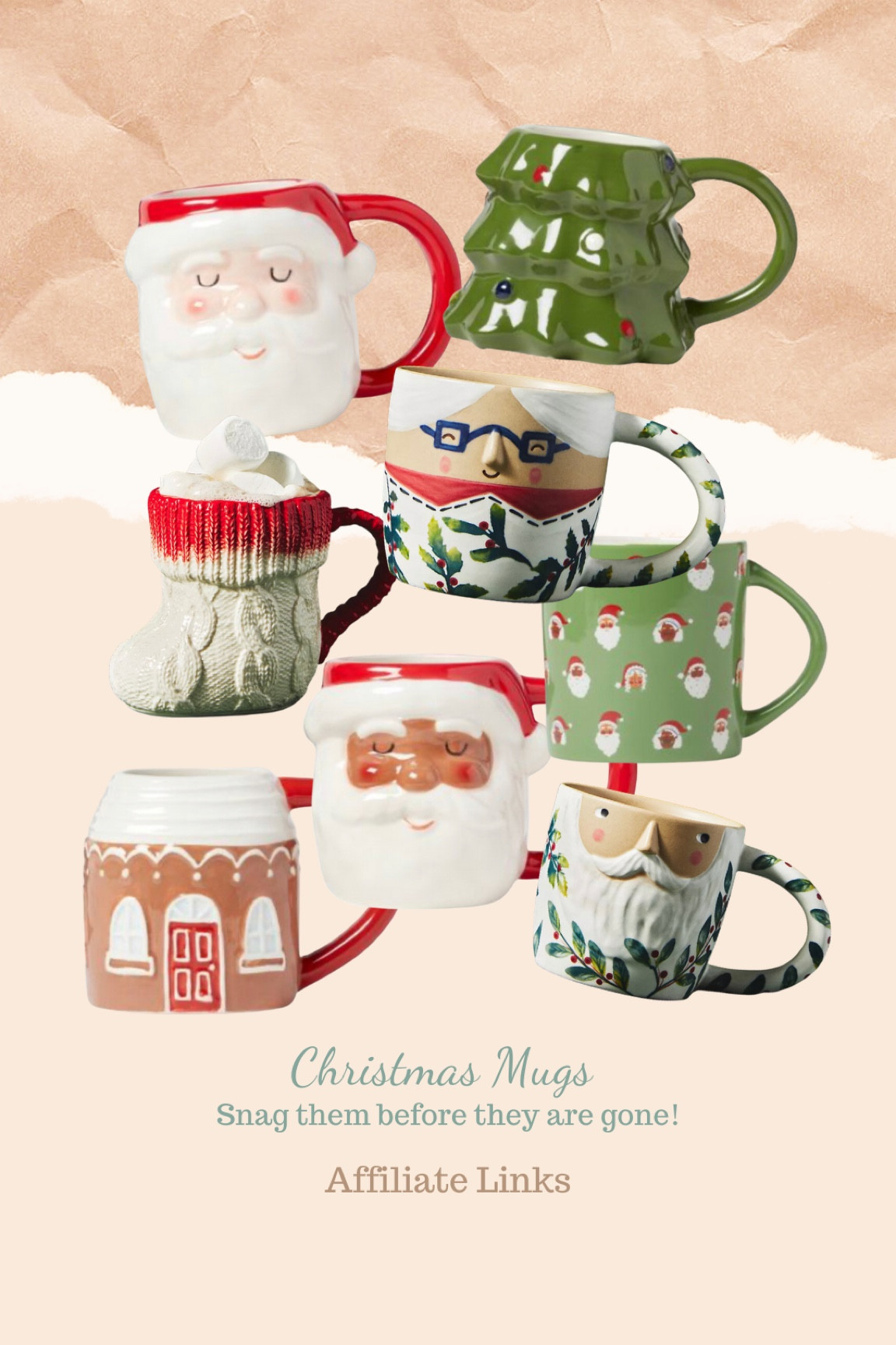 I am loving all of these adorable mugs for Christmas! How cute would these be for a teacher or hostess gift with a Starbucks gift card or a pack of hot cocoa? 

Santa mug, holiday mugs, holiday cups, Christmas cup, Christmas hosting, Christmas gift ideas, target finds, anthro holiday, Anthropologie holiday, anthro home, target holiday, Christmas decor, teacher gift 

#LTKHoliday #LTKhome #LTKSeasonal