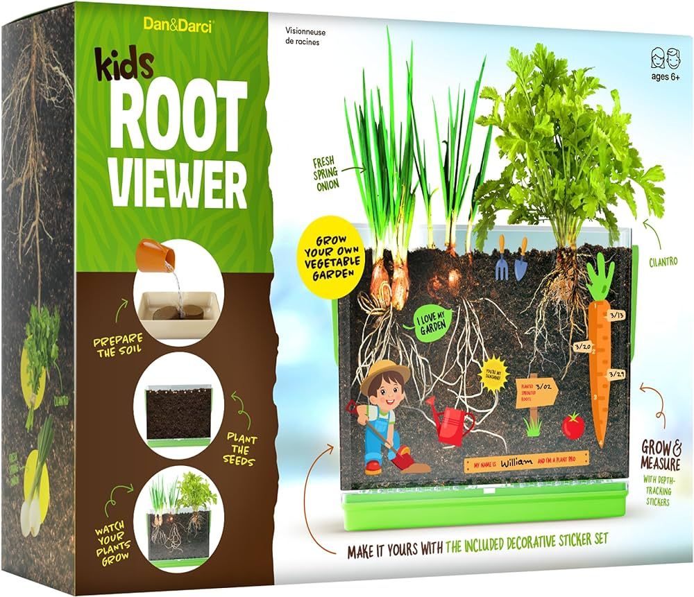 Root Viewer Kit for Kids - Grow Your Own Plant for Boys & Girls - Science STEM Toy & Craft Growin... | Amazon (US)