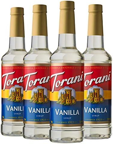 Torani Syrup, Vanilla, 25.4 Ounces (Pack of 4) | Amazon (US)