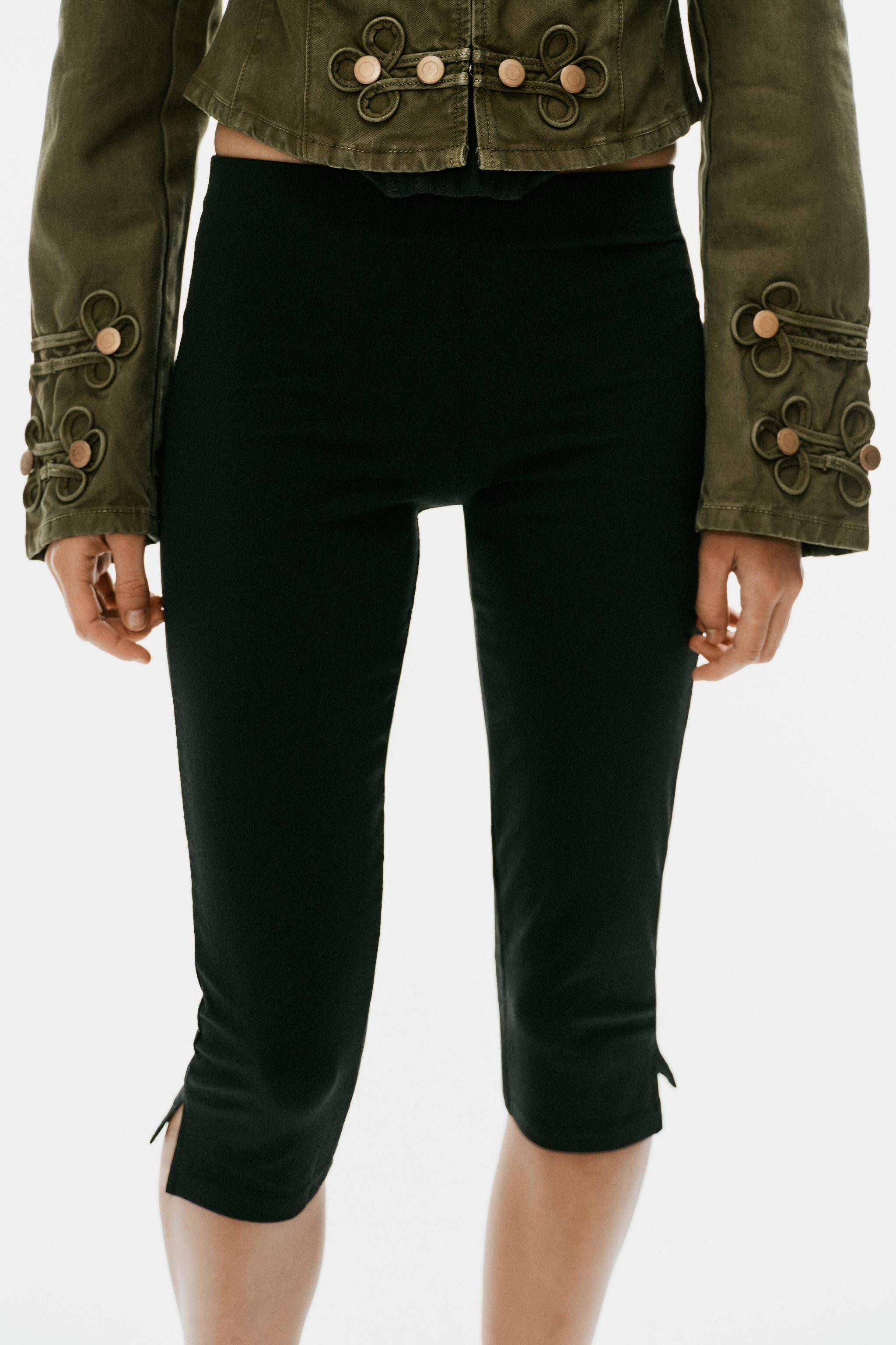 STRETCH CAPRI PANTS | Zara US