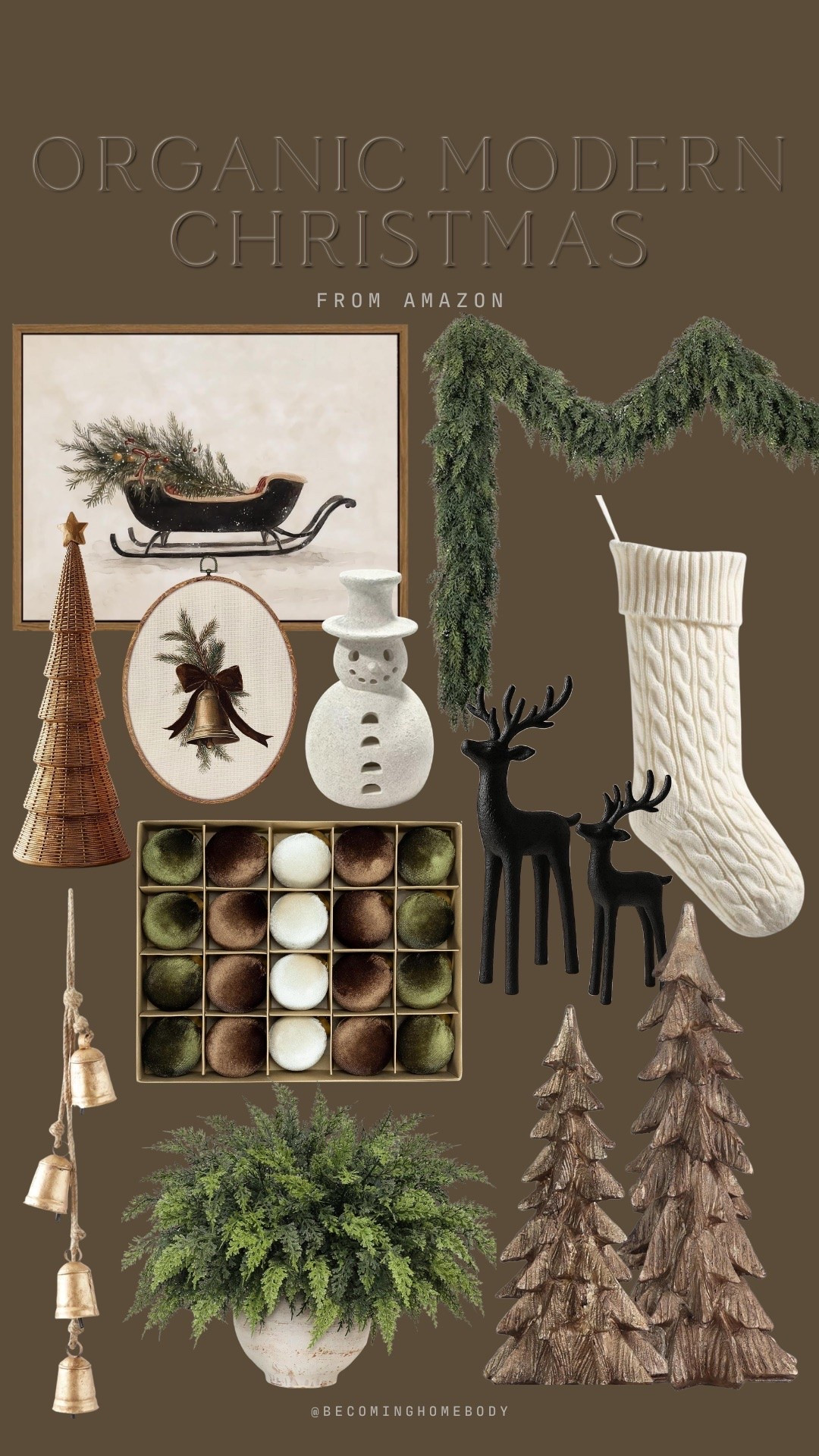 Organic modern Christmas decor from Amazon 🤍✨

#LTKHome #LTKSeasonal