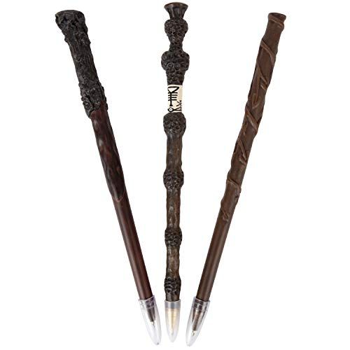 Harry Potter Wand Pens, 3 Pack - 8" Large Replicas of Harry, Hermione & Dumbledore Elder Wand - B... | Amazon (US)