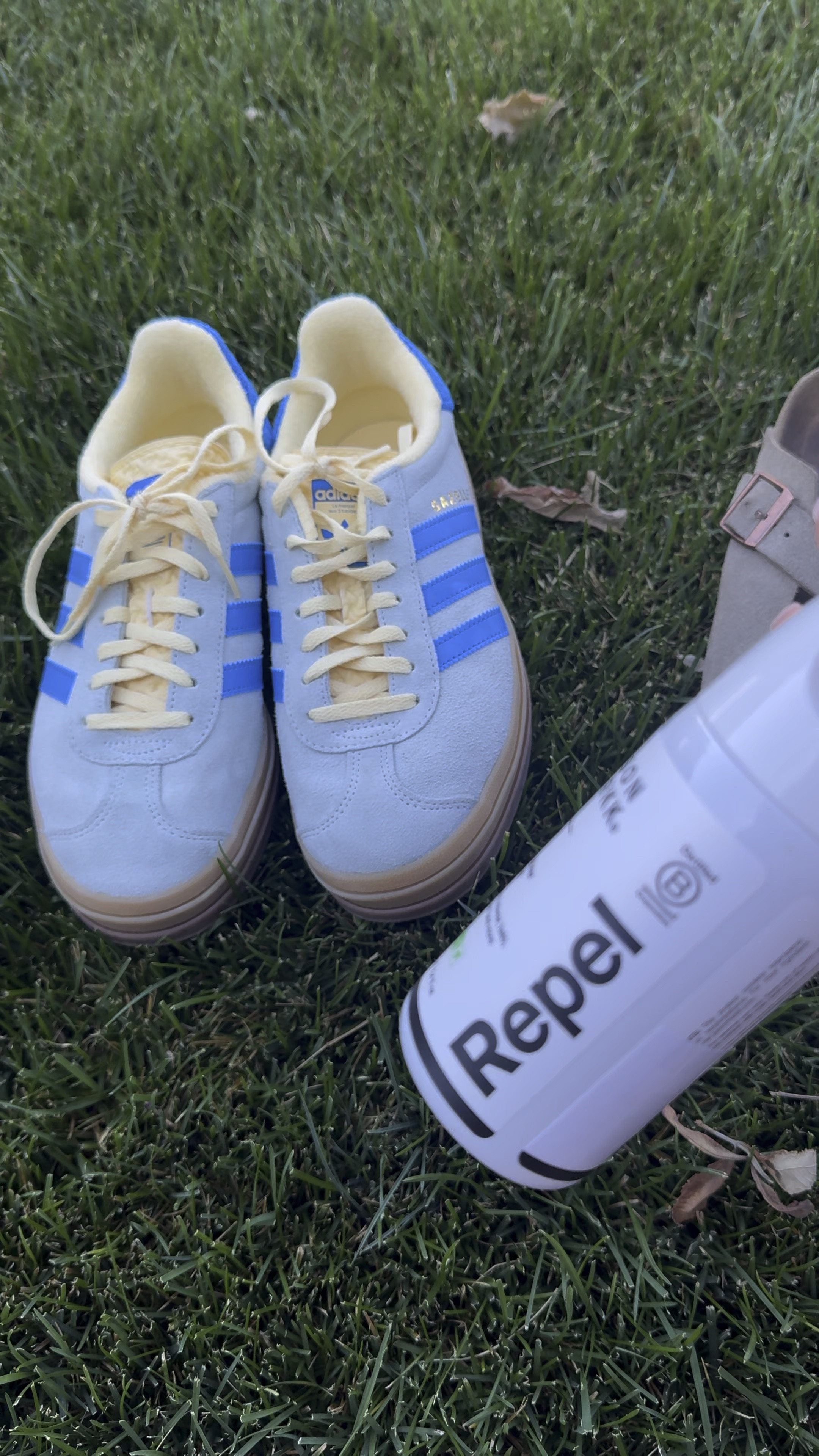 Shoe protectant spray (non-toxic) 
Suede protectant 
Canvas sneaker protectant 


#LTKShoeCrush #LTKFindsUnder50 #LTKFamily