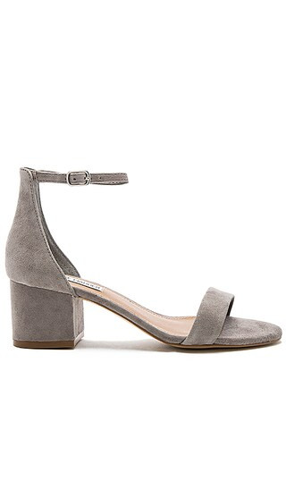 Steve Madden Irenee Sandal in Grey Suede | Revolve Clothing