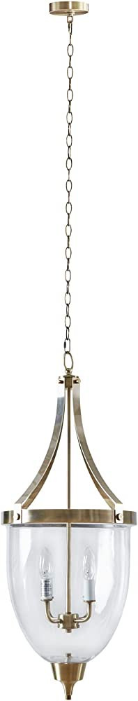 MARTHA STEWART Camden Farmhouse Chandeliers for Bedrooms, Adjustable Chain Dining Ceiling Mount L... | Amazon (US)