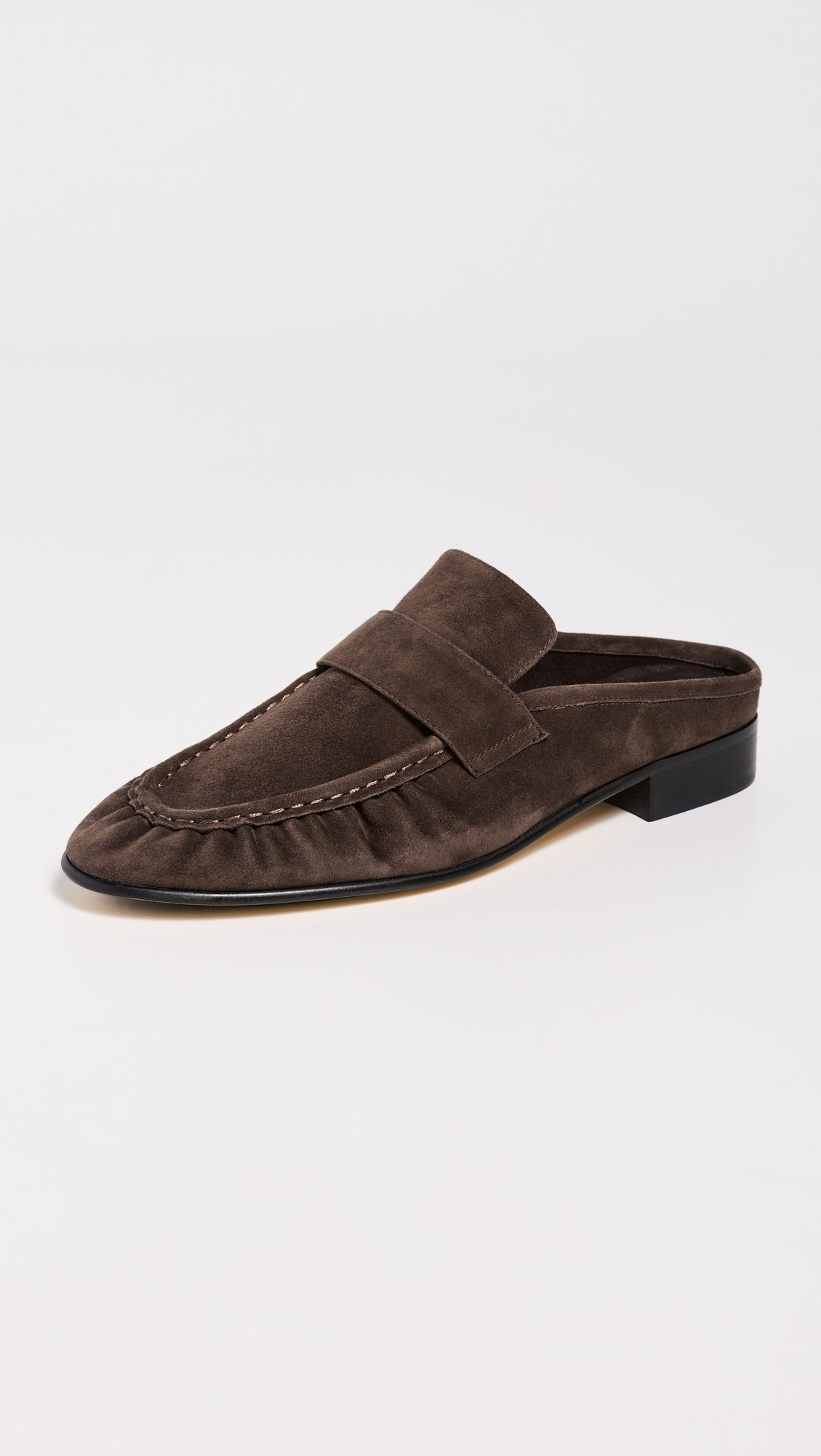 Tony Bianco Glacier Loafer Mules Espresso Suede 6.5 | Shopbop