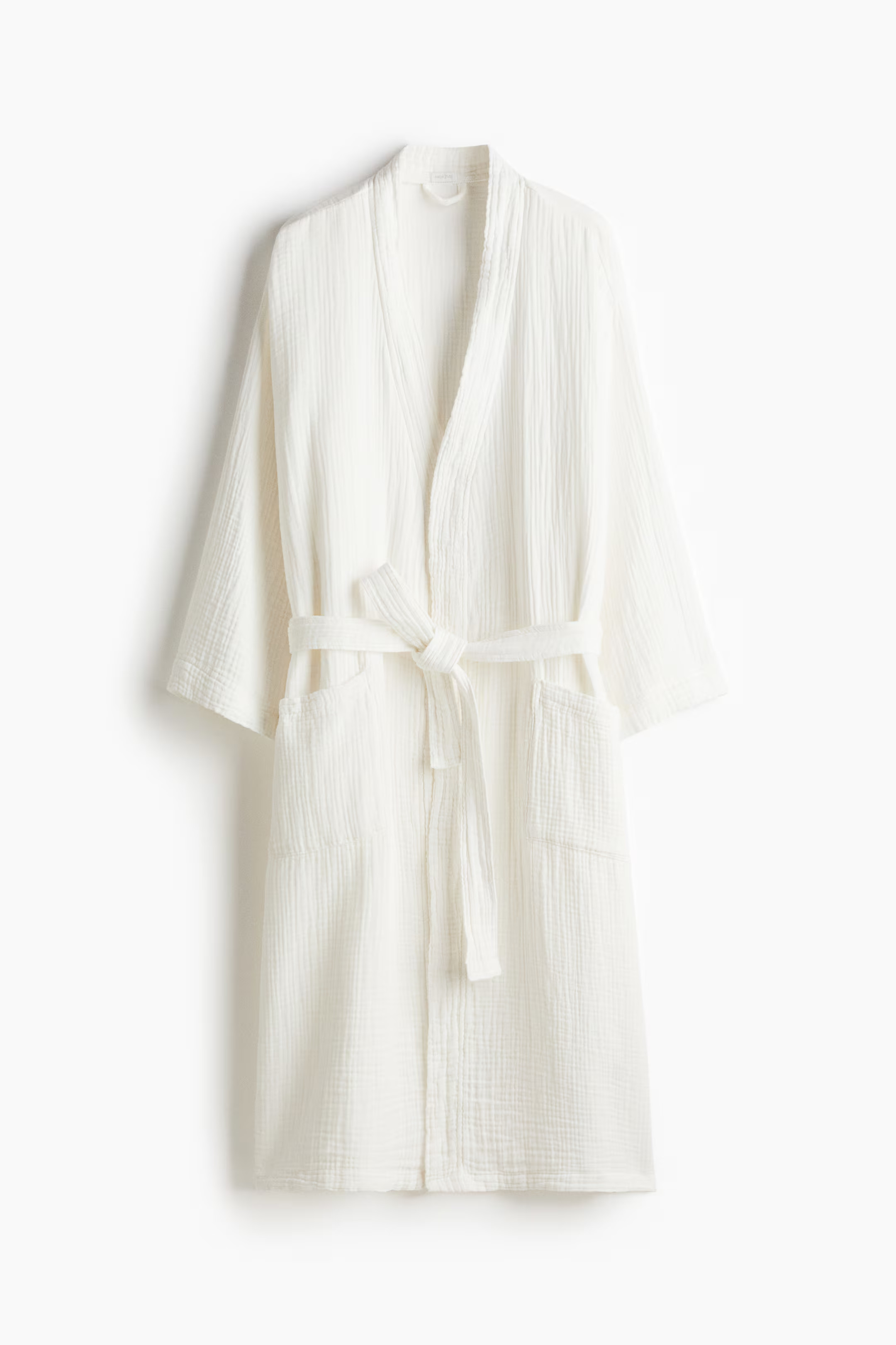 Muslin dressing gown - Light mole - Home All | H&M GB | H&M (UK, MY, IN, SG, PH, TW, HK)