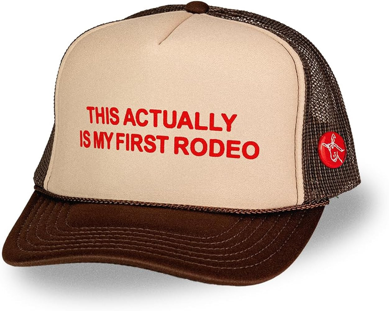 This Actually is My First Rodeo Trucker Hat - Premium Snapback for Men and Women - Vintage Cowboy... | Amazon (US)