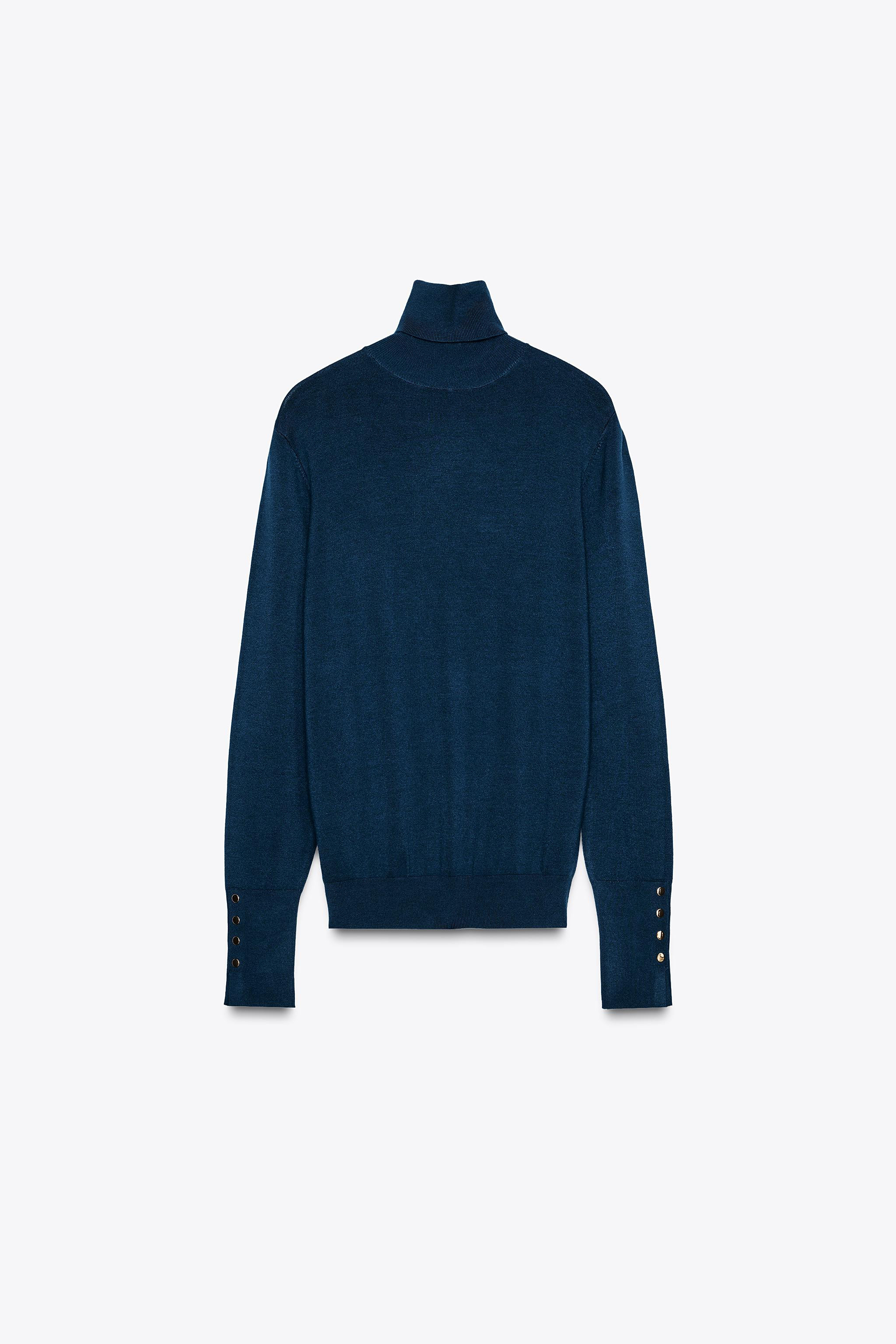 PLAIN KNIT SWEATER WITH BUTTONS | Zara AU